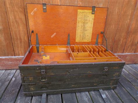 Vintage Military Tool Box for sale 